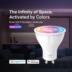 TP-Link Smart Spotlight Tapo L630 GU10 3.7W Dimmable Multicolor 